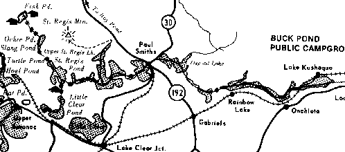 Canoe the St. Regis Canoe Routes, canoeing